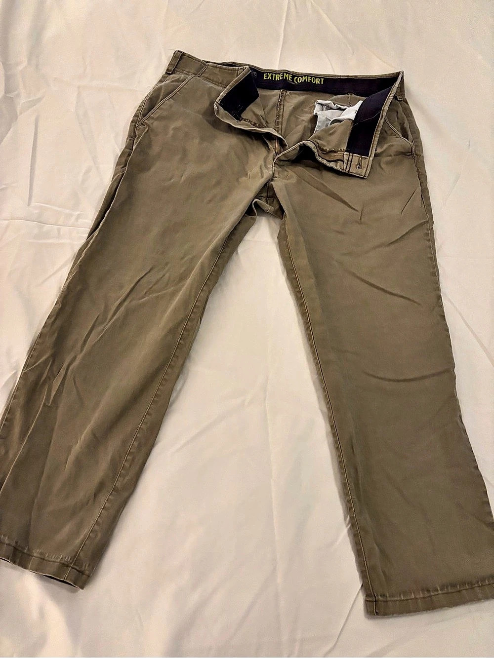 Lee Performance Series Extreme Comfort Straight Fit Pants Men's Chinos Brown